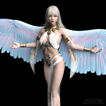 天使与魅魔_DAZ3D下载站