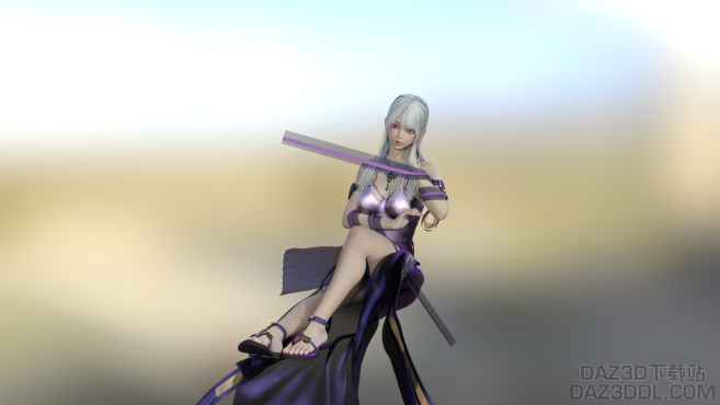 调了下艾米利亚，感觉还是不太行啊。。。_DAZ3D下载站