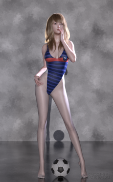 足球宝贝-法国_DAZ3D下载站