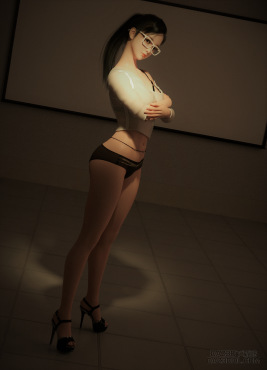 教室闷骚妹_DAZ3D下载站