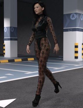 停车场恐怖事件_DAZ3D下载站