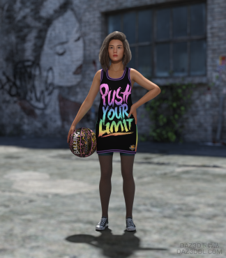 练习篮球时长达两分半_DAZ3D下载站