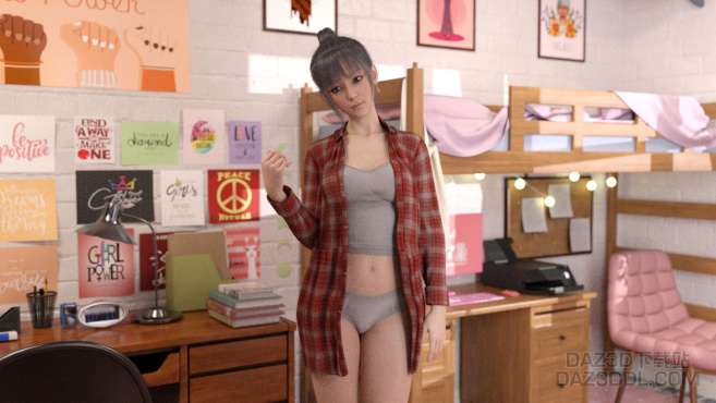 女生宿舍 你来吗？_DAZ3D下载站