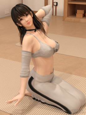 瑜伽_DAZ3D下载站