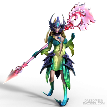 美鲛人Mermaid_DAZ3D下载站