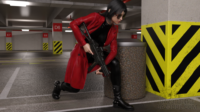 女特工_DAZ3D下载站