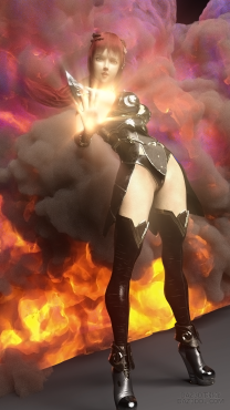 火焰法师从不回头看爆炸~~~_DAZ3D下载站