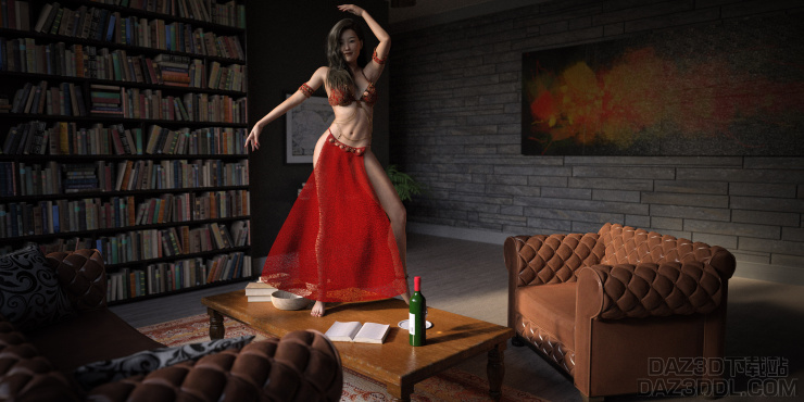 舞娘_DAZ3D下载站