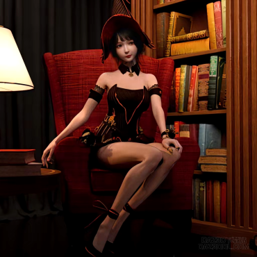 小女巫_DAZ3D下载站