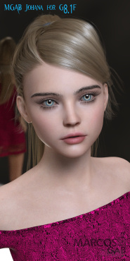请教这2个发型的名称_DAZ3D下载站