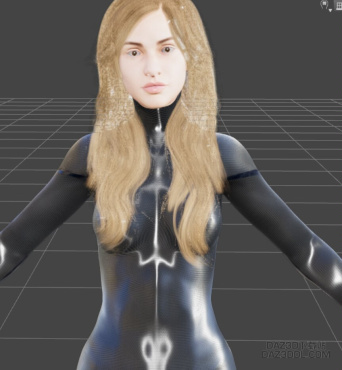 新手上路，求教，模型打开后感觉特别亮，怎么调整_DAZ3D下载站