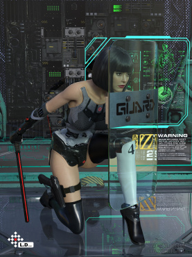 赛博姬_DAZ3D下载站