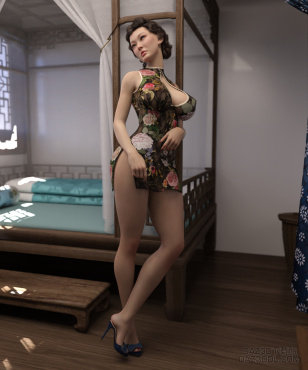 怀旧民国风_DAZ3D下载站