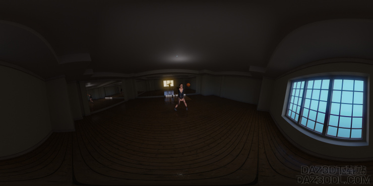 VR 热巴巴 playing volley ball_DAZ3D下载站
