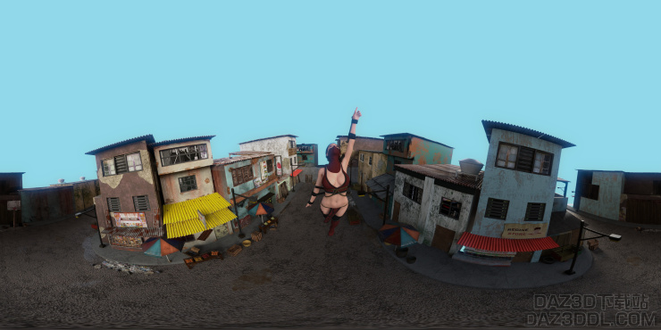 輕功了得的VR热巴_DAZ3D下载站