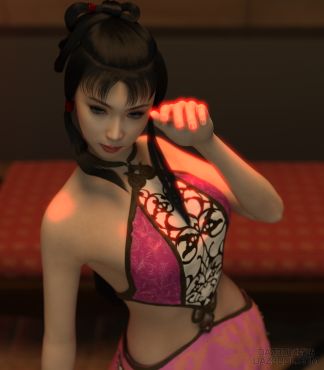古风试装照2P_DAZ3D下载站