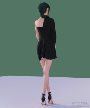 這背影誰啊這麼好看？ 難道這是素顏的曉彤嗎？_DAZ3D下载站