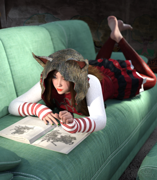 宅家读书_DAZ3D下载站