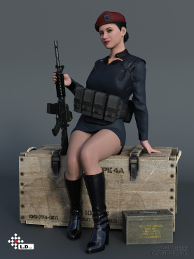 Alison上士_DAZ3D下载站
