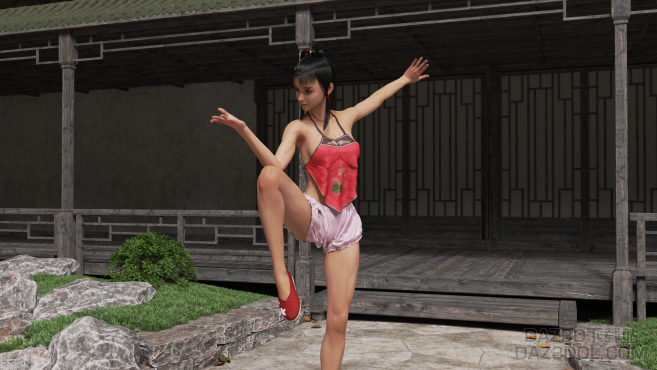 练武有利于身体_DAZ3D下载站