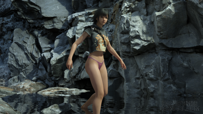 奇怪媛系列之荒野求生媛_DAZ3D下载站