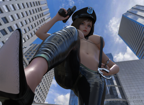 抓小偷呢😋（穿鞋版本）_DAZ3D下载站
