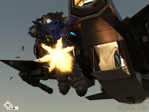空降（另一角度）_DAZ3D下载站