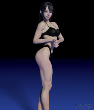 性感的比基尼健身教练_DAZ3D下载站