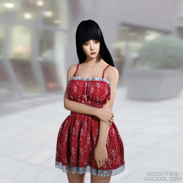 大大泡泡裙_DAZ3D下载站