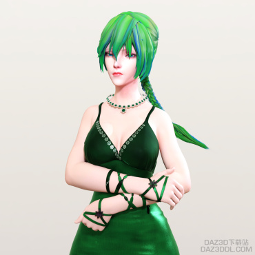 卡通春姑娘_DAZ3D下载站