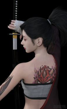武士_DAZ3D下载站