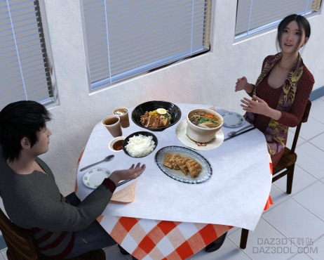 女朋友生日我请她吃佛跳墙，她很惊喜_DAZ3D下载站