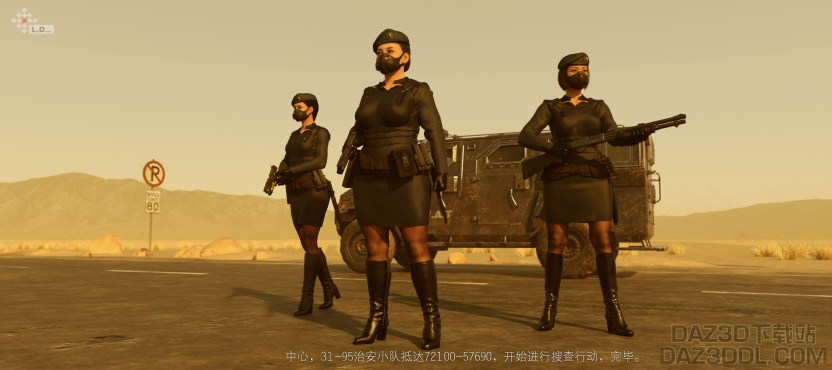 沙漠高速_DAZ3D下载站