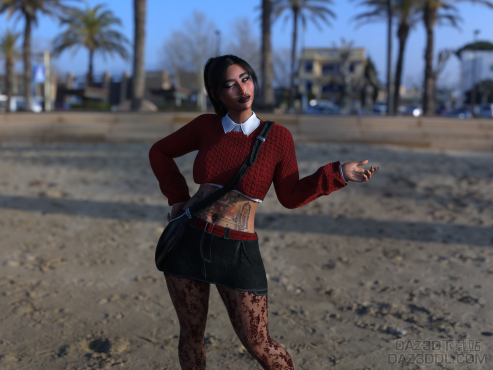 Aashvi渲染试验_DAZ3D下载站