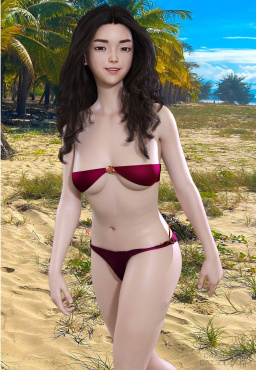 夏日泳装，好身材海边来啊！_DAZ3D下载站