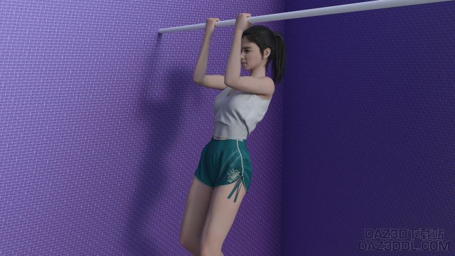 引体向上_DAZ3D下载站