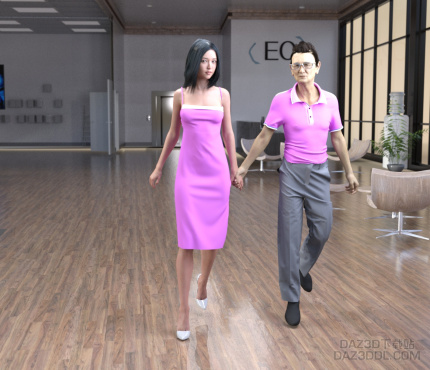牵个手_DAZ3D下载站