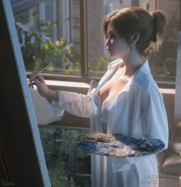 绘画_DAZ3D下载站