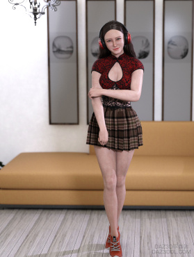 G9F_暑假在家听音乐_DAZ3D下载站