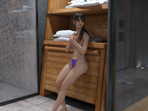 穿上新泳衣_DAZ3D下载站
