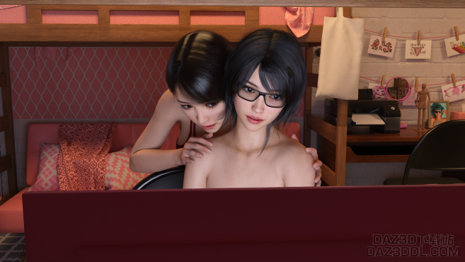 在宿舍看恐怖片_DAZ3D下载站