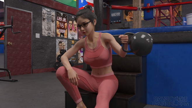 健身_DAZ3D下载站