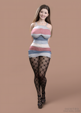 Dforce头发_DAZ3D下载站