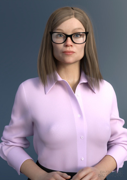 blonde library_DAZ3D下载站