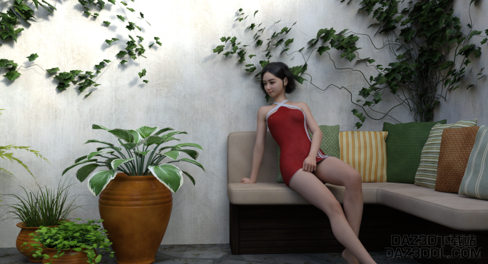 漂亮的后花园_DAZ3D下载站