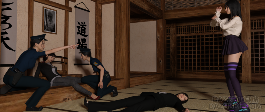 名侦探滚筒洗衣机_DAZ3D下载站