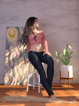 不擦边无人点赞_DAZ3D下载站