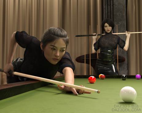 台球_DAZ3D下载站