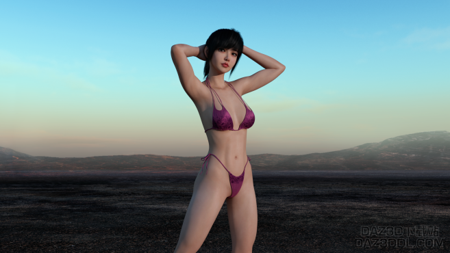 原野上的比基尼_DAZ3D下载站