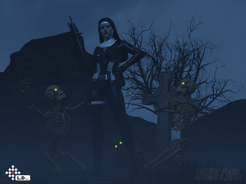 黑暗废墟_DAZ3D下载站